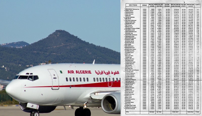 هكذا يتقاضى 63 مسؤولا في الجوية الجزائرية 18 مليارا في العام