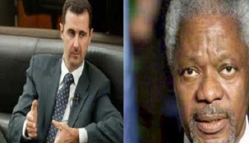 كوفي عنان يشرع في زيارة إلى سوريا