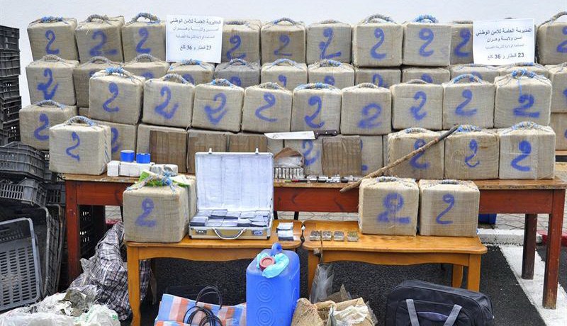 إحباط تهريب أكثر من 22 قنطار كيففي عمليتين بتلمسان