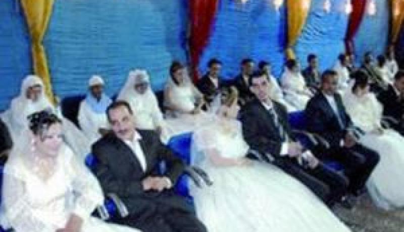 حفل زفاف جماعي في ذراع بن خدة بتيزي وزو