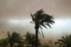 رياح قوية وأمطار على المناطق الشرقية والوسطى الأربعاء والخميس