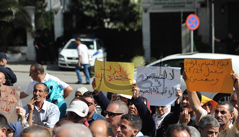 عمال 23 مديرية بقطـاع التضامن يحتجّون أمام مقرّ الوزارة