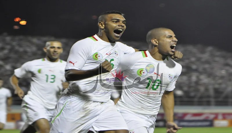 فوز النتخب الوطني الجزائري علي نضيره الليبي