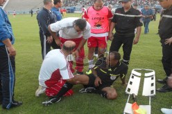 شغب، جرحى،إصابة 5 لاعبين من الطرفين  والحكم يوقف اللقاء ربع ساعة قبل نهايته