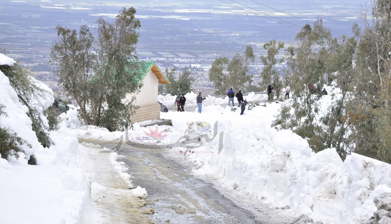 ''برد وثلوج على ارتفاع 1000 متر بغرب ووسط البلاد غدا''