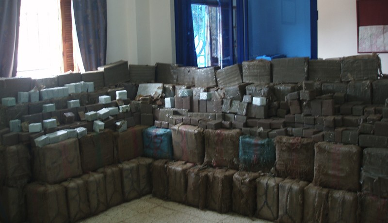 إحباط محاولة تهريب أكثر من 20 قنطار كيف بتلمسان