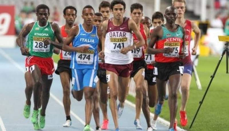 محمد بلبشير في نهائي 800 م لبطولة العالم 2012 أواسط لألعاب القوى