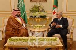 رئيس الجمهورية يستقبل ولي العهد السعودي بمقر إقامته بالرياض