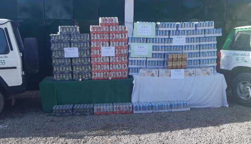 خنشلة: حجز أزيد من 3200 قارورة خمر بقايس