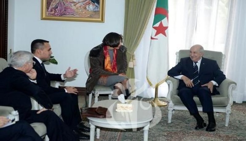 رئيس الجمهورية يستقبل وزير الخارجية الايطالي