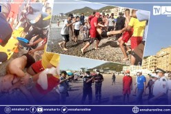 بالصور.. حالات إغماء جماعي وسط المصطافين بشاطئ تنس على طريقة أفلام الرعب