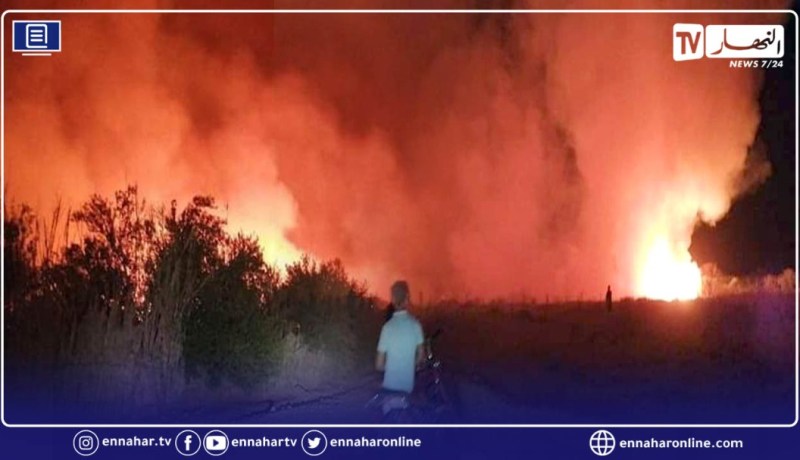 غرداية: حريق بمنطقة درين بالقرارة