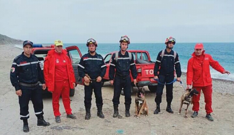 الشلف: إقحام الكلاب المدربة للبحث عن الصياد المفقود بسواحل سيدي عبد الرحمن