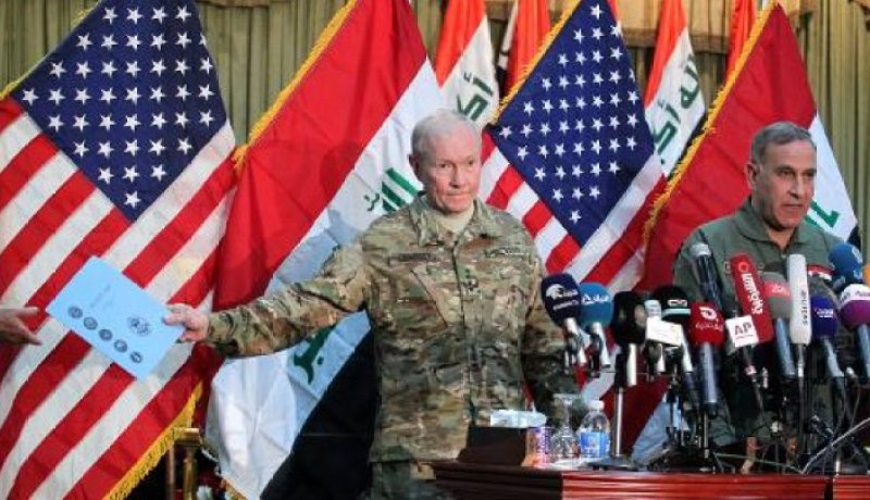 رئيس الاركان الاميركي في بغداد مع تواصل العملية العسكرية لاستعادة تكريت