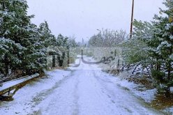 استمرار الثلوج الكثيفة على المرتفعات التي يصل علوها 700 متر