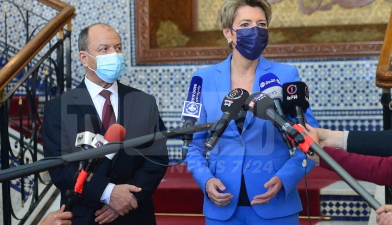 زغماتي ونظيرته السويسرية يتفقان على تعزيز التعاون القضائي