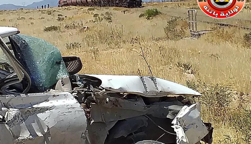 باتنة: إصابة شخصين في اصطدام بين قطار لنقل الوقود وسيارة سياحية