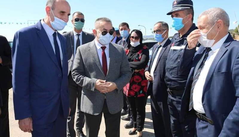 وزير الموارد المائية يتفقد مشاريع قطاعه بالبويرة