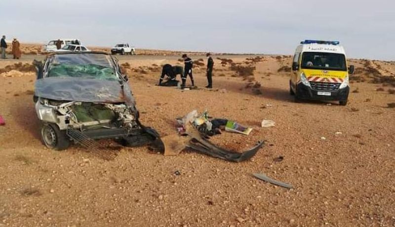 الجلفة: مصرع طفل و جرح 03 آخرين في حادث انحراف سيارة بأم العظام