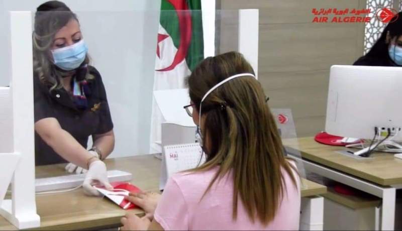 بالصور.. هذه هي الإجراءات الوقائية التي إتخذتها الوكالات التجارية للجوية الجزائرية