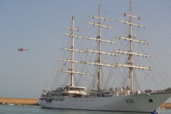 بالصور.. رسو السفينة المدرسة “الملاح” بميناء مستغانم