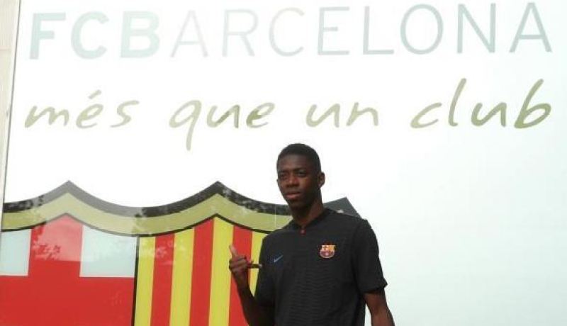 بالصور.. “ديمبيلي” يحلّ ببرشلونة