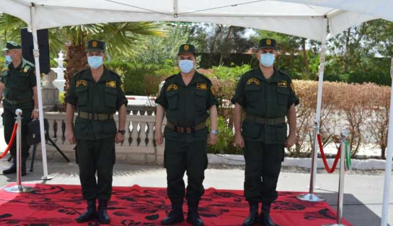 العميد قواسمية يشرف على تنصيب العقيد زير البشير قائدا للقيادة الجهوية السادسة للدرك الوطني