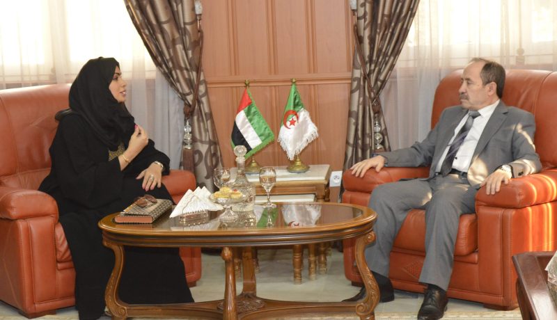 بالصور.. بلعابد يستقبل الأمينة العامة لمشروع تحدي القراءة العربي