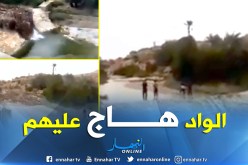 بالفيديو.. هيجان واد خنشلة بشكل مفاجئ يثير الرعب
