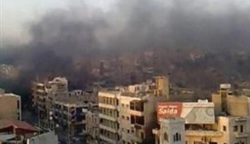 انفجار قنبلة في مبنى للإذاعة والتليفزيون السوري