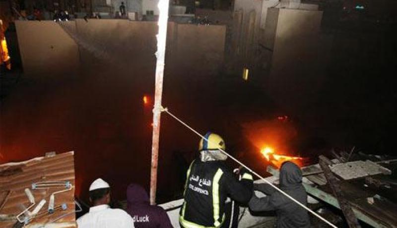 مقتل 13 شخصا في حريق بمبنى يقطنه عمال آسيويون بالبحرين