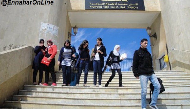 إدارة جامعـة البويـرة تقرر تعليـق الدراسـة بسبـــــــب أعمــــــال الشغـــــب