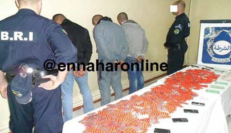 حجز 705 قرص مهلوس وتوقيف 7 أفراد بوهران وسطيف
