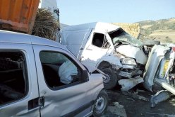 12 قتيل في 191 حادث مرور خلال أسبوع