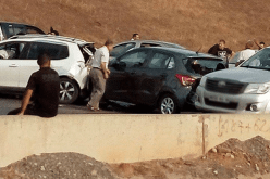  3 جرحى في حادث إصطدام تسلسلي في معسكر