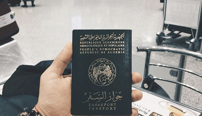 جواز السفر الجزائري يحتل المرتبة 12 عربيا و175 عالميا