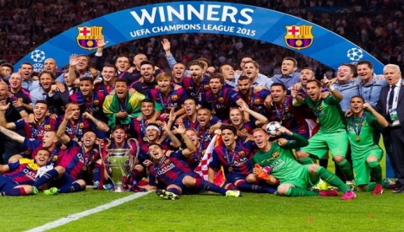 بالفيديو قصة نجاح برشلونة في 2015