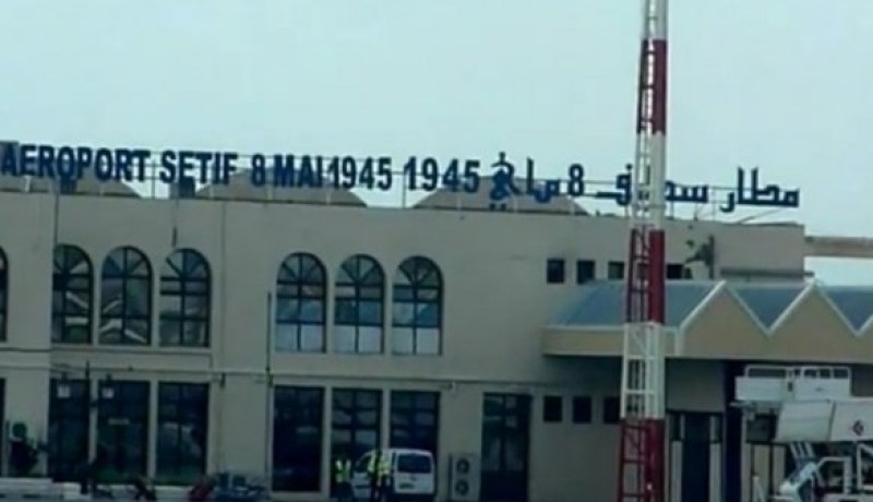 سقوط جدار عازل بمطار سطيف