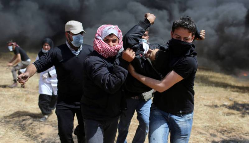 إستشهاد 5 فلسطينيين برصاص الكيان الصهيوني