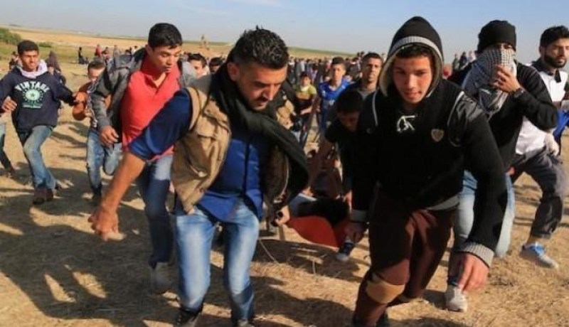 مقتل شابين وإصابة 170 أخرين برصاص الإحتلال في قطاع غزة