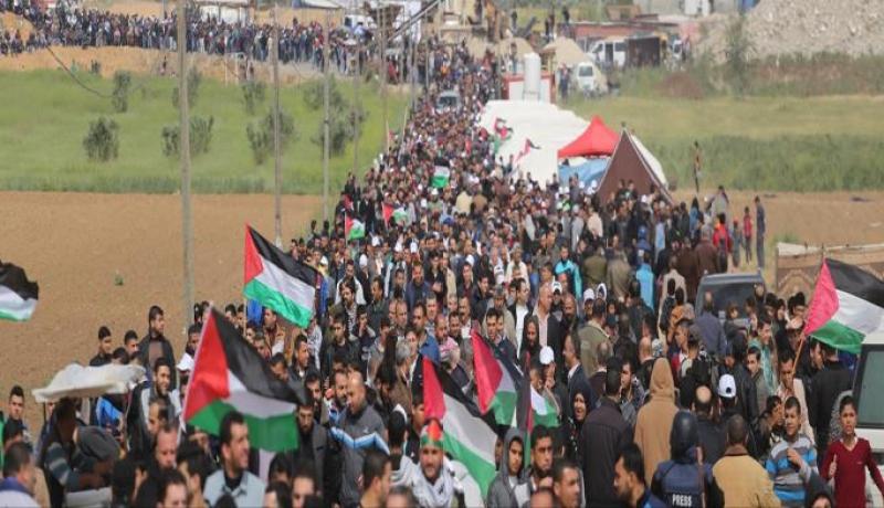 إستشهاد 7 فلسطينين في أخر حصيلة للجمعة الثانية لمسيرات العودة