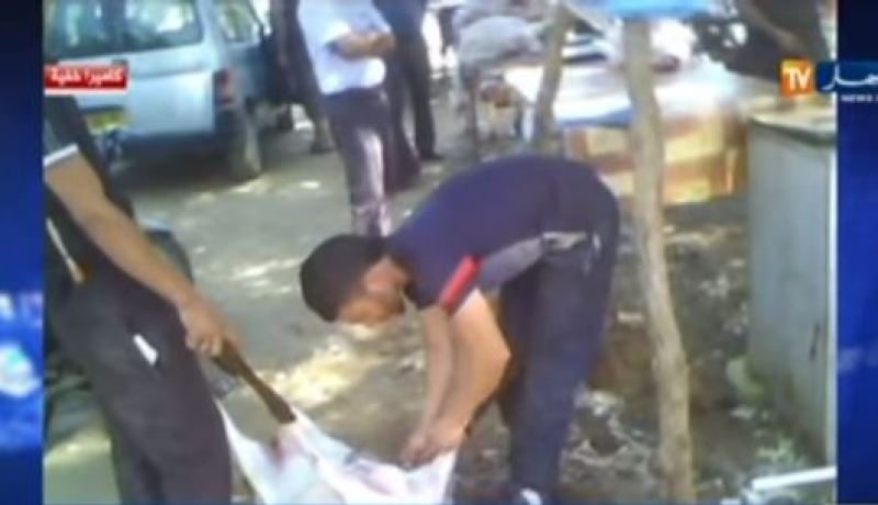 فيديو خطير لمذبح تنعدم فيه النظافة بمقطع خيرة في تيبازة