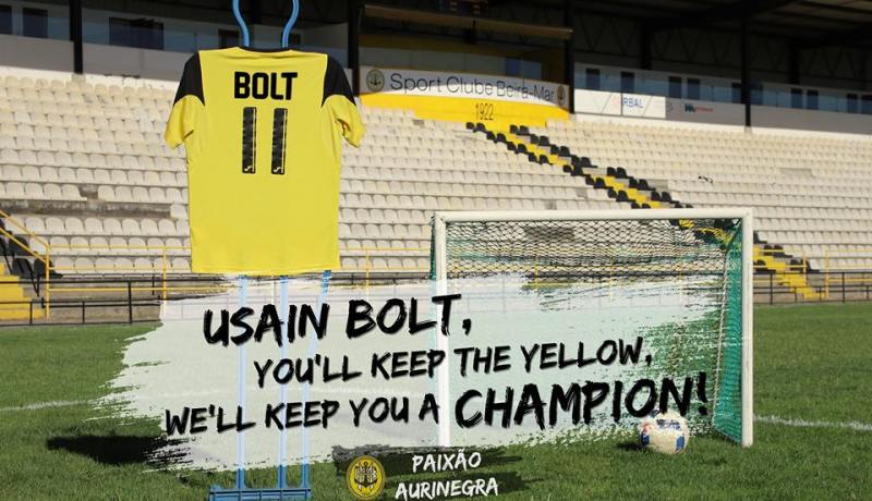 نادي برتغالي يعرض على يوسين بولت فرصة تحقيق حلمه