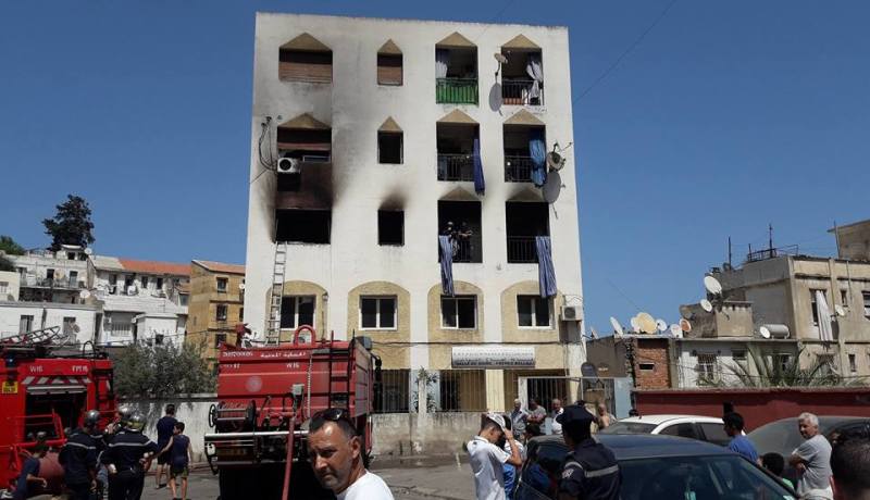 حريق مهول يشعل طوارئ بأعالي العاصمة