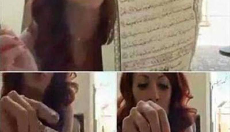 شابة تونسية تحرق القرآن الكريم بسيجارتها وتشعل غضباً في العالم