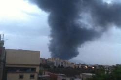 حريق الوحدة الإنتاجية سامسونغ سامحة بسطيف يتسبب في اتلاف مساحة تجارية بـ 20 ألف متر مربع