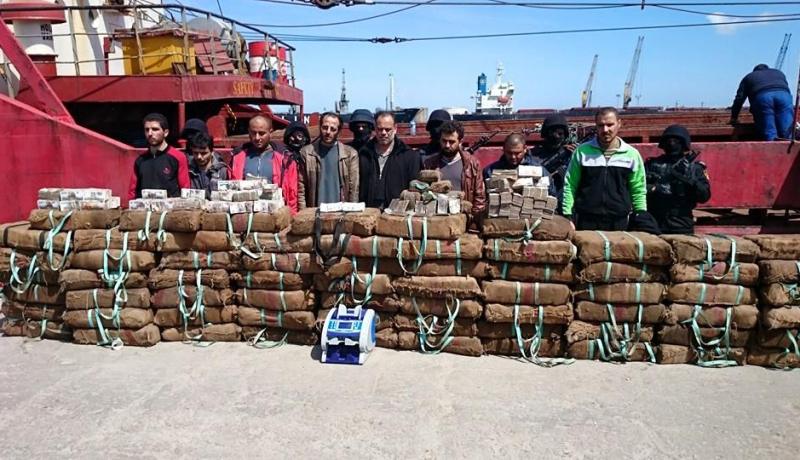 20 طن حشيش في سفينة بإيطاليا