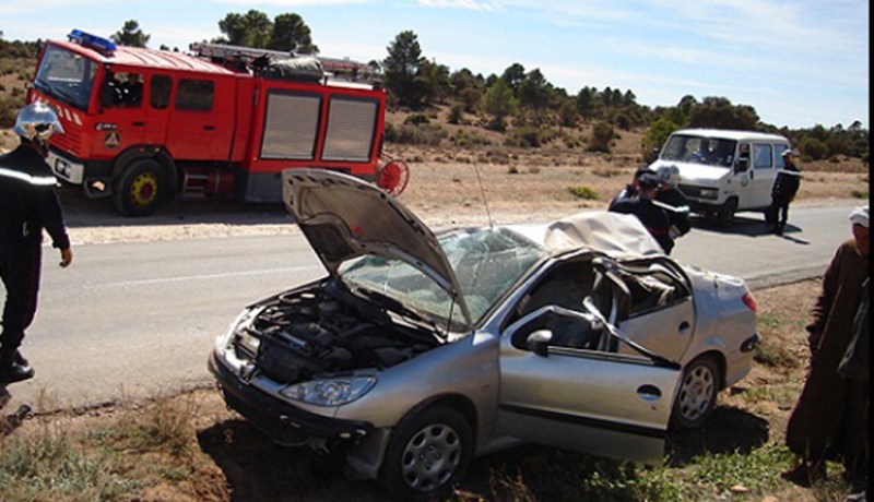 وفاة شخص واصابة 6 في 4 حوادث مرور متفرقة  بقالمة
