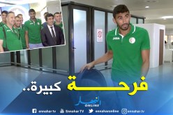 بالفيديو.. “بورعدة” يلتقي إبنته لأول مرة في مطار “هواري بومدين”