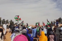 الصحراء الغربية: وقفة إحتجاجية أمام ثغرة القائدية بأم دريقة بالقطاع العملياتي ميجك المحررة